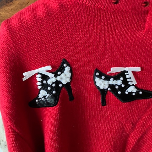 Vintage sequinned cardigan the collective works of Berek by Takako Sakon - Picture 2 of 15